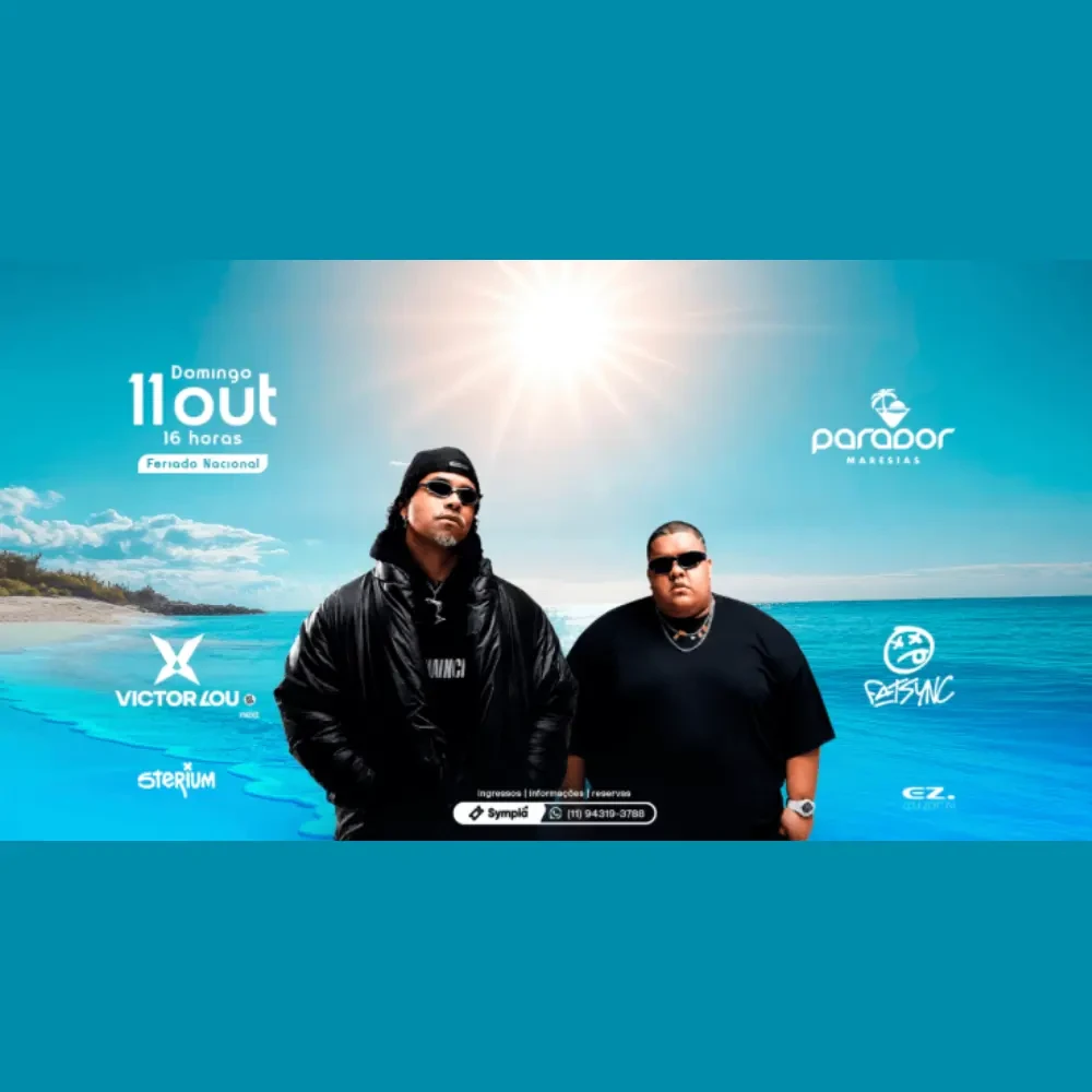 Victor Lou e Fatsync no Parador Maresias - Ingressos com desconto